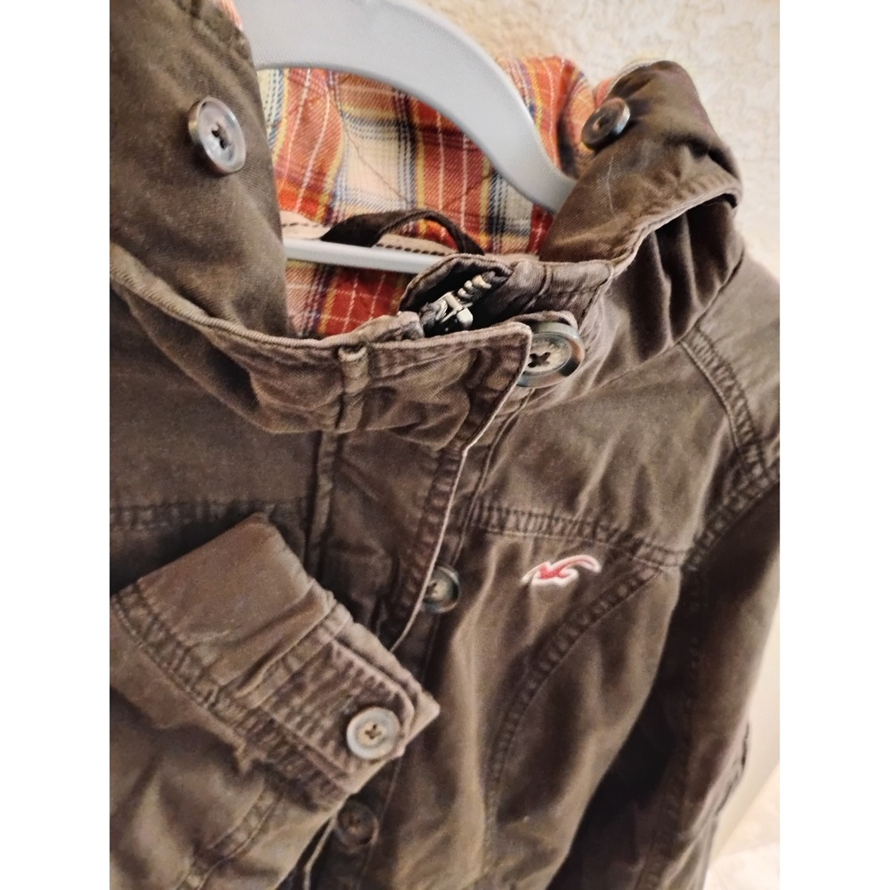 🐻VINTAGE HOLLISTER UTILITY BOMBER JACKET Y2K indiesleeze Gorpcore Cottagecore